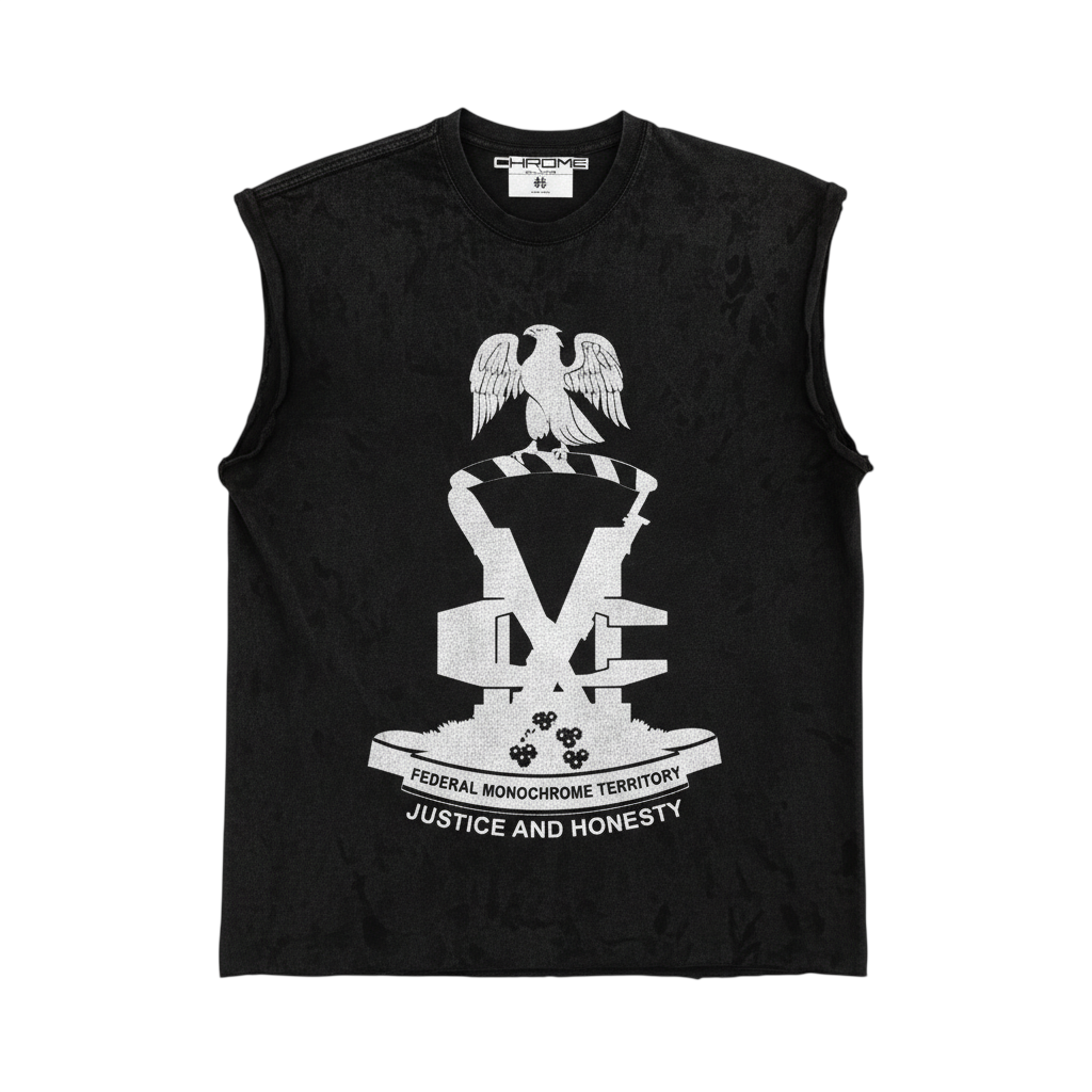 Monochrome "FMT" Tank - Solid Black