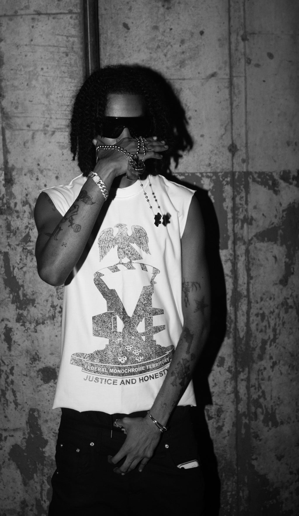 Monochrome "FMT" Tank - Cocaine White