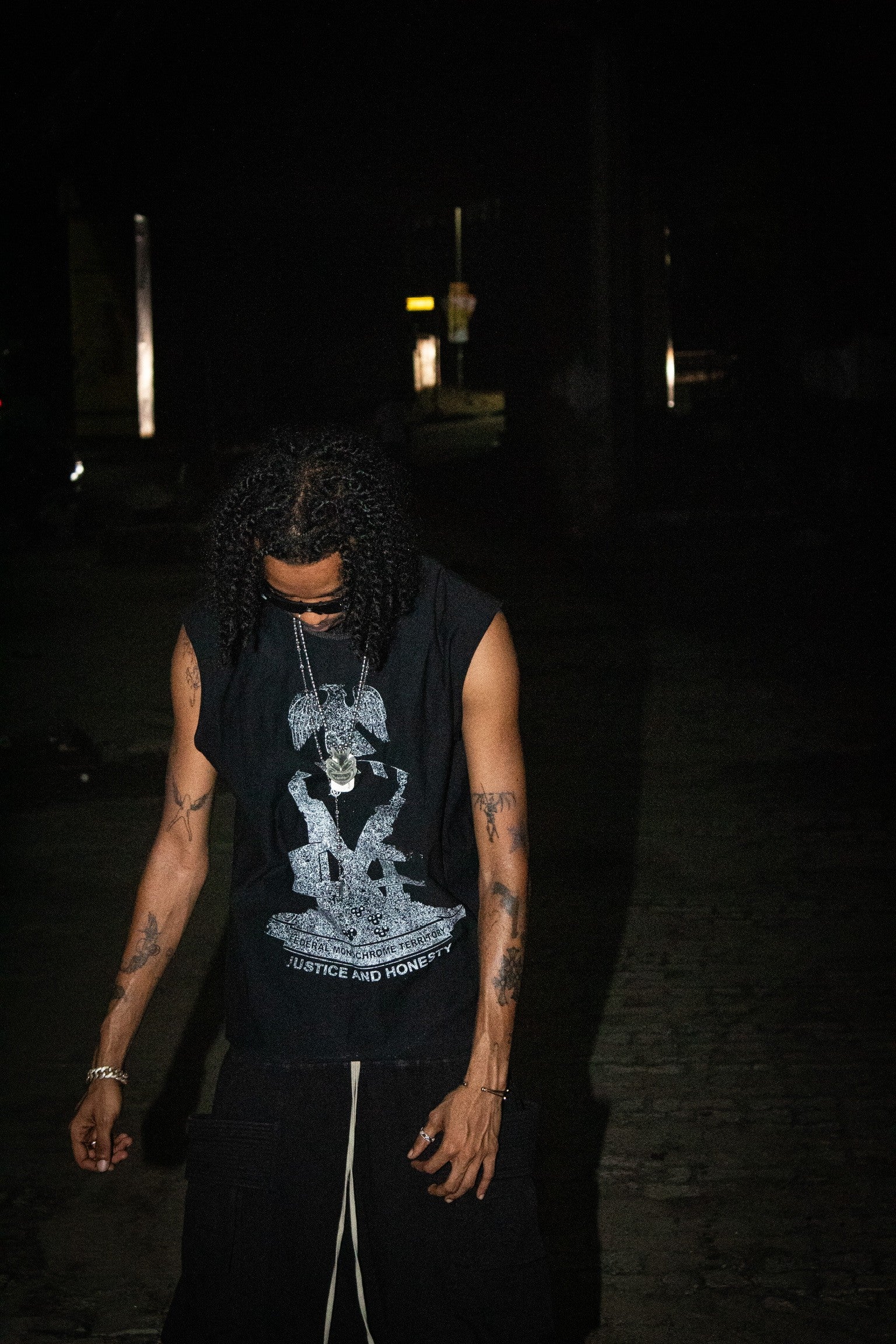 Monochrome "FMT" Tank - Solid Black