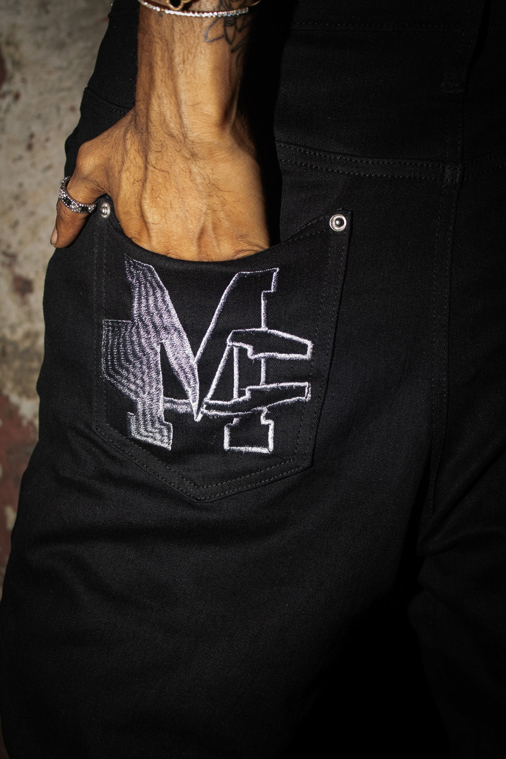 Monochrome "FMT" Denim -Black