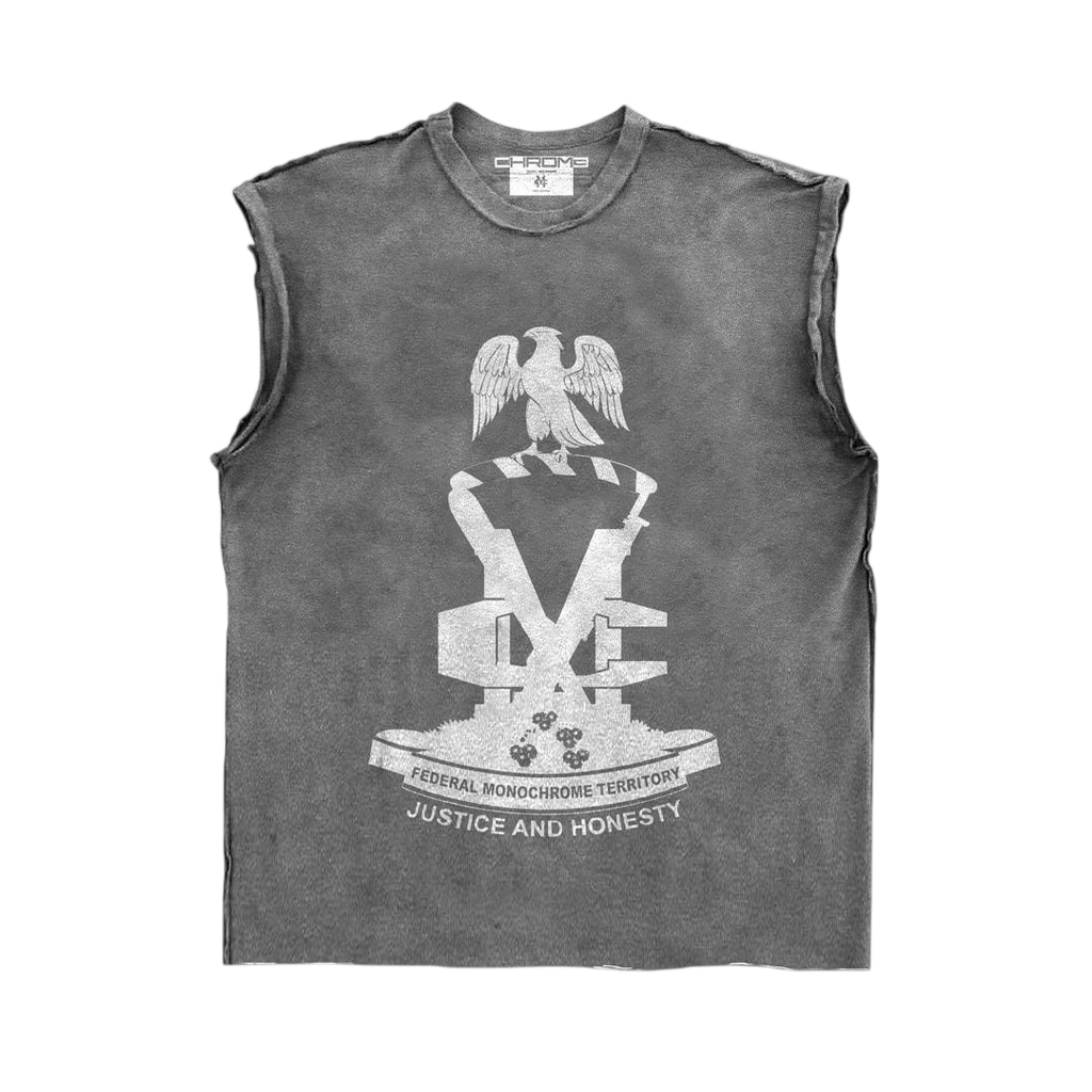 Monochrome "FMT" Tank - Washed Grey